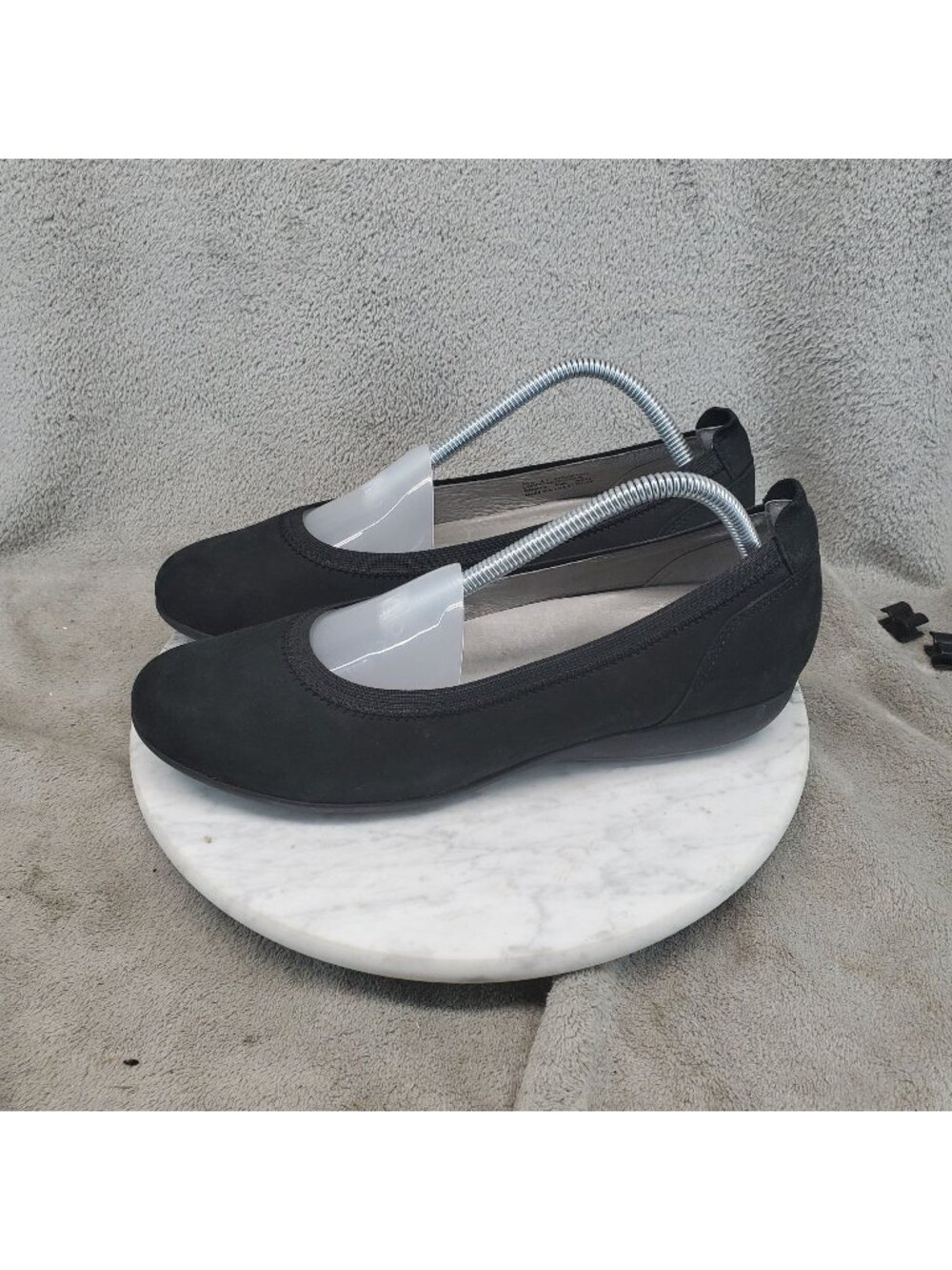 Dansko Shoes Womens EU 41 US 10.5-11 Kristen Black Leather Slip On Flats *Read*